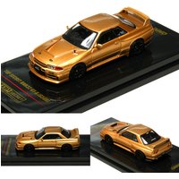 INNO In Stock 1:64 GTR R32 BNR32 TOP SECRET 650R Gold Diecast Diorama Car Model Collection Toys