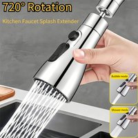 Universal 720° Rotate Kitchen Faucet Extender Aerator Splash Filter Kitchen Washbasin Faucet Bubbler Nozzle Kitchen Accessories