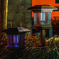 Outdoor Solar Mosquito Killer Lamp, Electric Shock Insect Lamp, Villa Garden Ground Plug-in, Repel Mosquitoes