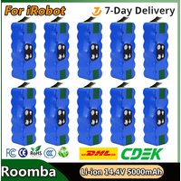 Battery For iRobot Roomba 500 Replacement Battery 5000mAh Li-ion 600 700 800 Series 560 580 650 760 14.4V Vacuum Cleaner Battery