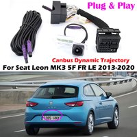 Canbus Dynamic Trajectory Reverse Camera For Seat Leon MK3 5F FR LE 2013-2019 2020 MQB System Rear View Camera HD Night Vision