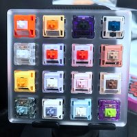 16key HMX Brands Switch Acrylic Tester Bestseller Linear Tactile Mechanical Keyboard Custom Switch Subject To The Actual Product