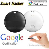 AliExpress NONE Google Find My GPS Tracker Android Airtag Portable GPS Tracker Bluetooth Locator for Bicycle Keys Never Lose Things