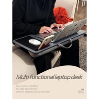 Home office laptop desk, tablet stand, mouse pad, phone stand, laptop desk, student bed desk, desktop height pad, lap desk