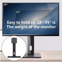 Freestanding Monitors Arm Freestanding for Curved and Flat Panel, 22 to 39 Inches, with Full Motion Adjustability