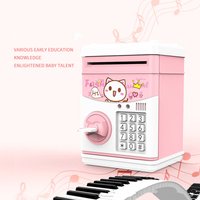 Creative Story Machine Multifunction Piggy Bank Unbreakable Kids Children Money Coin Saving Jar Storage Box Birthday Gifts Toys