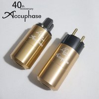 Accuphase 40th EU/US/AU Schuko Power Plugs, Hi-Fi Audio Power Cable IEC 15A Power Plug, 18mm Power Cable Connector