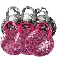 5pcs Disco Party Bags Non Woven Disco Ball Party Gift Women Dance Bachelorette Birthday Wedding Bridal Shower Party Decoration