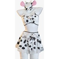 AniLV Anime Maid Cute Cow Uniform Maidservant Outfits Adult Cosplay Costumes