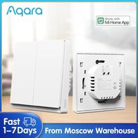 Aqara Smart Wall Switch E1 ZigBee 3.0 Smart Home Wireless Key Light Switch Fire Wire With NO Neutral For Mi Home Homek APP