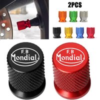 2PCS Motorcycle Accessories Tire Valve Caps For FB Mondial Flat Track HPS 125 300 Hipster Imola SMT SMX 125