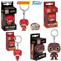 Funko Pop Keychain Toy New Arrival Justice League The Flash Pocket Pop Keychain PVC Figure Toys Collection Model Toys