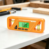 AiQUE Digital Inclinometer Level Goniometer LCD Display Multi-functional Protractor Portable Measuring Angles Digital Ruler