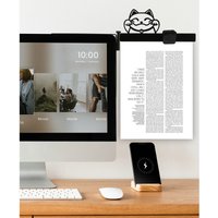 MoeTron New Copyholder For Monitor Document Clip Computer Support Document Holder A4 Copy Stand Adhesive Monitor Paper Holder