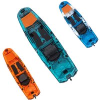 Airo 2025 Factory Newest One Person LDPE Plastic Modular Pedal Fishing Kayak 2 Piece Section 1 Year Warranty Lake