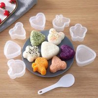 1/2/3/4/5/6set Cartoon Sushi Mold Kit Animal Shapes Creative Fun For DIY Rice Balls & Onigiri Kids Lunch Picnic & Home Cooking