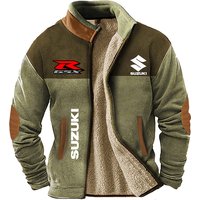 AliExpress Mr. Suzuki's casual coat - thick jacket - fleece jacket - warm coat - cycling jacket - motorcycle outdoor winter activity motorc