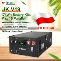 EU-Lager JK V19 BMS Hole Box LiFePO4 Batterie 48V 280AH 320AH 334AH 15KWH Batteriegehäuse DIY-Gehäuse JK-PB2A16S20P Hole Tax Free Solar