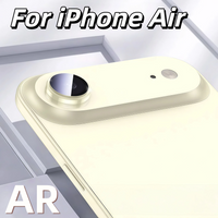 All-in-One Full-Coverage Lens Protector for iPhone 17 Air, Matte Armor Metal Camera Guard Cover for iPhone Air Rear Camera
