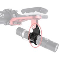 Bike Handlebar Clip Flashlight Holder Bicycle LED Stand Bracket Plastic Head Front Light Clamp Mount for Gopro Action Cameras