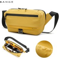 BANGE Wasserdichte Brusttasche mit mehreren Tragemodi, Sling-Crossbody-Reise-Umhängetasche