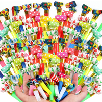 15/35/65pcs Party Blower Colorful Whistles Cheer Generator Atmosphere Creating Supplies Festival Birthday Celebration XJM