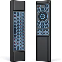 KEBIDUMEI 7 Color Air Mouse Remote Control Gyroscope Backlit BT5.2 2.4G IR Learning Keyboard Mouse For Android Smart TV Box PC