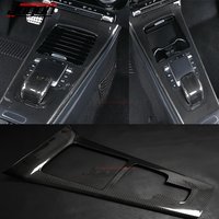 100% Genuine Carbon Fiber Gear Shift Panel Trim For Mercedes Benz A Class W177 V177 2019-2021 CLA Class C118 2020+ Car Interior