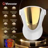 LED Face Mask NIR Red Light Therapy for Face Neck Respirable 807 Lamp Anti-Age Acne Treat Reduce Wrinkle Face Care Beauty Device