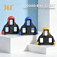 AliExpress 361° 361 Degrees Road Bike Pedal Cleats 0/2/6 Degree Self-locking Cycling Shoes Cleat for SPD SL Pedal System Clipless Pedals Parts