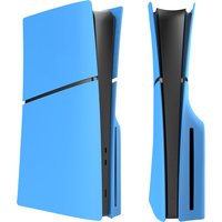 Star Blue Color Premium ABS Replacement Shell Black Plates Compatible with Playstation5 Slim Disc Edition