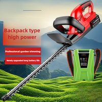 Knapsack electric small trimmer lithium battery high power rechargeable hedge trimmer
