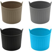 1pcs Air Fryer Baking Ramekins Food-Grade Silicone Mould Cups Egg Mold Bakeware Set Outdoor Tableware