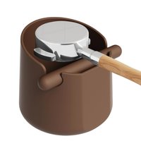 Coffee Knock Box Shock Absorbent Coffee Puck Container Knock Bin for Espresso Machine Home Cafe Countertop Waste Disposal