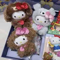TOP TOY Hello Kitty Puppy Party Series Blind Box Figure Mystery Box Surprise Bag Pendant Collect Keychain Anime Doll Toy Gift