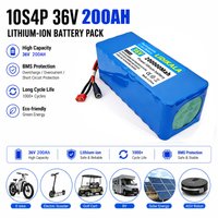 36V Lithium-Batterie 18650 Batteriepack 36V 10S4P 200Ah Elektroroller-Batterie Hochleistungs-Elektroroller-Batterie