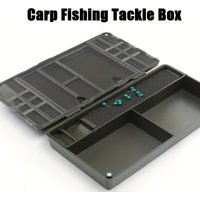 Multi-Functional Carp Fishing Tackle Box with 10 Pins - Portable and Durable Fishing Gear Organizer