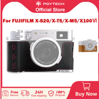PGYTECH Leather Camera Case For FUJIFILM X-S20 X-T5 X-M5 X100Ⅵ