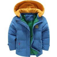 Veste d'hiver pour garçons, épaisse, garde au chaud, à capuche, Protection contre le froid, coupe-vent pour enfants de 3 à 10 ans, nouvelle collection 2025