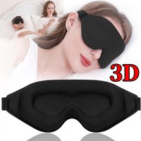 3D Memory Foam Sleep Eye Mask for Side Sleeper Men Women, Sleeping Mask, Light Blocking Design Night Blindfold, Soft Eye Shade C