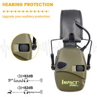 Outdoor Tactical Electronic Shooting Earmuff Active Anti-noise Headset Impact Sound Amplification Hearing protector