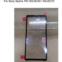 For Sony Xperia 10V XQ-DC54 / XQ-DC72 front LCD Glass Lens touchscreen Touch screen 10 V Panel Outer Screen Glass without flex