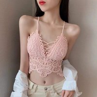 Frauen Bh Rohr Tops Mode Aushöhlen Top Sexy Spitze Bh Mädchen Äußere Tank Up frauen Unterwäsche Weibliche Crop top Sexy Dessous