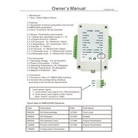 NMEA 2000 Multifunction Converter 0-190 ohm Up to 18 sensors CX5003 NMEA2000 Converter Dual Channel For Marine Boat Yacht sensor