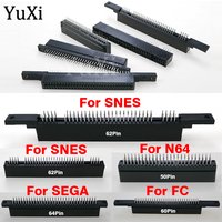 1Pc Game Card Slot For SFC SNES SNES FC Console Connector 64Pin 60Pin 62Pin 50Pin Game Cartridge Slot 2.5mm Interval For N64