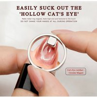 Hot-selling powerful circular magnet that can attract and remove cat-eye nail art holes in 3 seconds