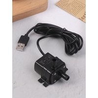 Circulating Micro Water Pump Ultra-quiet Brushless DC USB Water Pump 5V 1W 130L/H Lift 100CM Submersible Fountain Aquarium