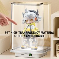 Handmade display cabinet blind box storage box Bubble Mart Lego display rack transparent acrylic doll display box