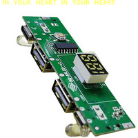 ăXă5V 2A Digital Display Power Bank Circuit Strip Module TYPE-C Micro USB A8188Mobile Power Motherboard