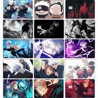 Jujutsu Kaisen Credit Card Skin Sticker Gojo Satoru Stickers for VISA JCB Mastercard and Other IC Bank Card Decoration Protect